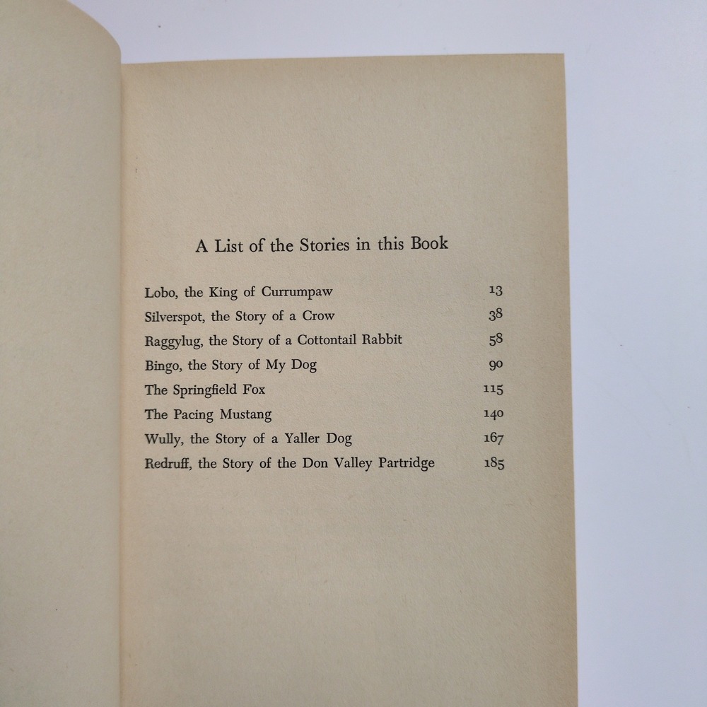Vtg 1959 Wild Animals I Have Known Ernest Thompson Seton Looking Glass Hardcover - Picture 7 of 11